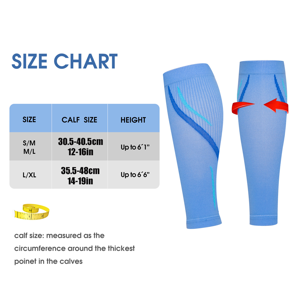 1 Pair Calf Compression Sleeve - огляд і ціна Compression Sleeve Calf