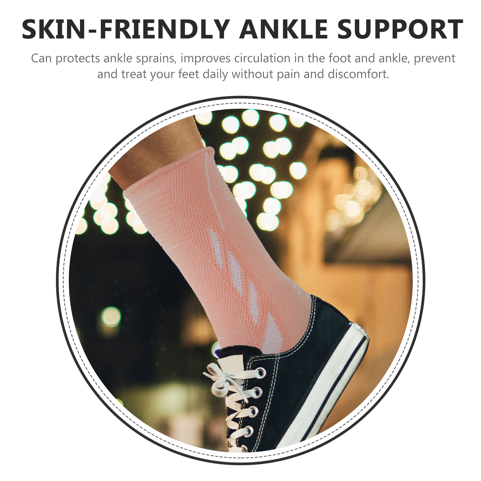 1Pair Pressure Socks Ankle Com - огляд і ціна Ankle Brace Sock