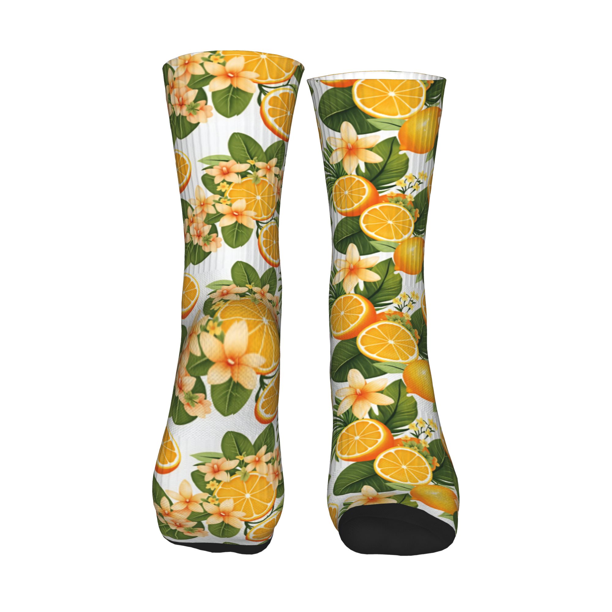 Funny Men's Tropical Orange Le - огляд і ціна Dress Sock Men