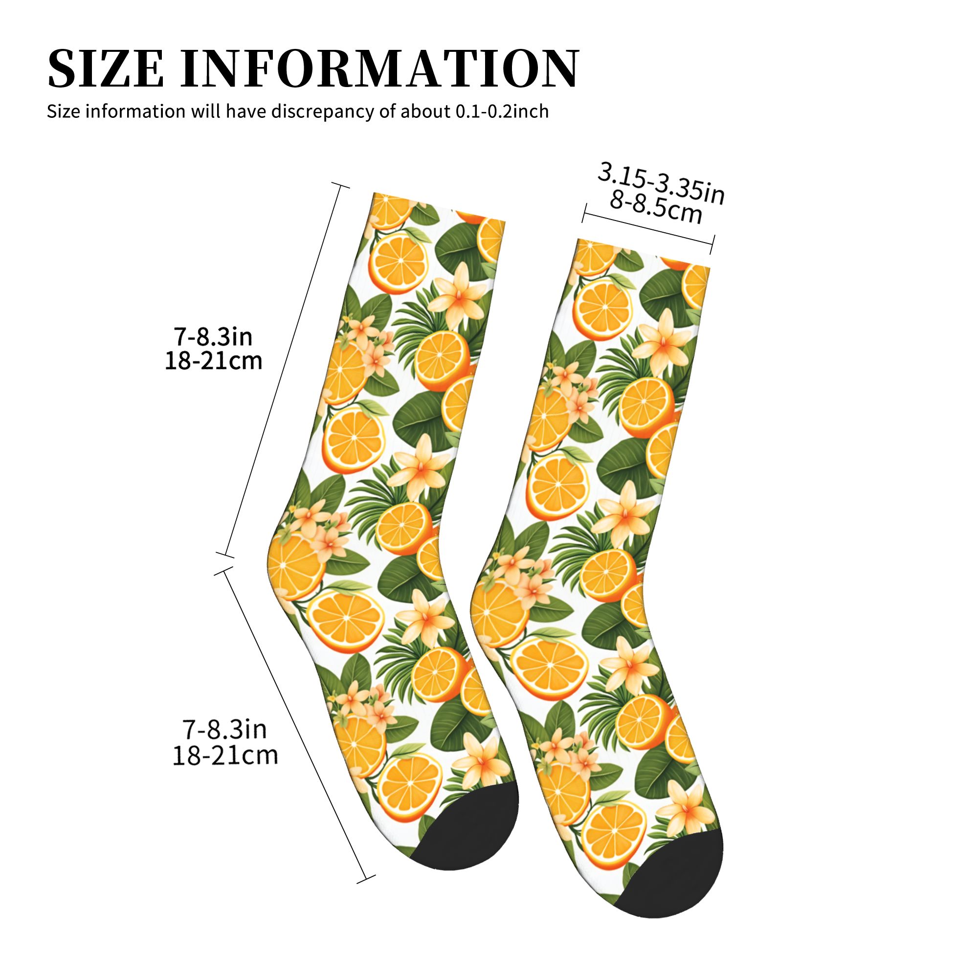 Funny Men's Tropical Orange Le - огляд і ціна Dress Sock Men